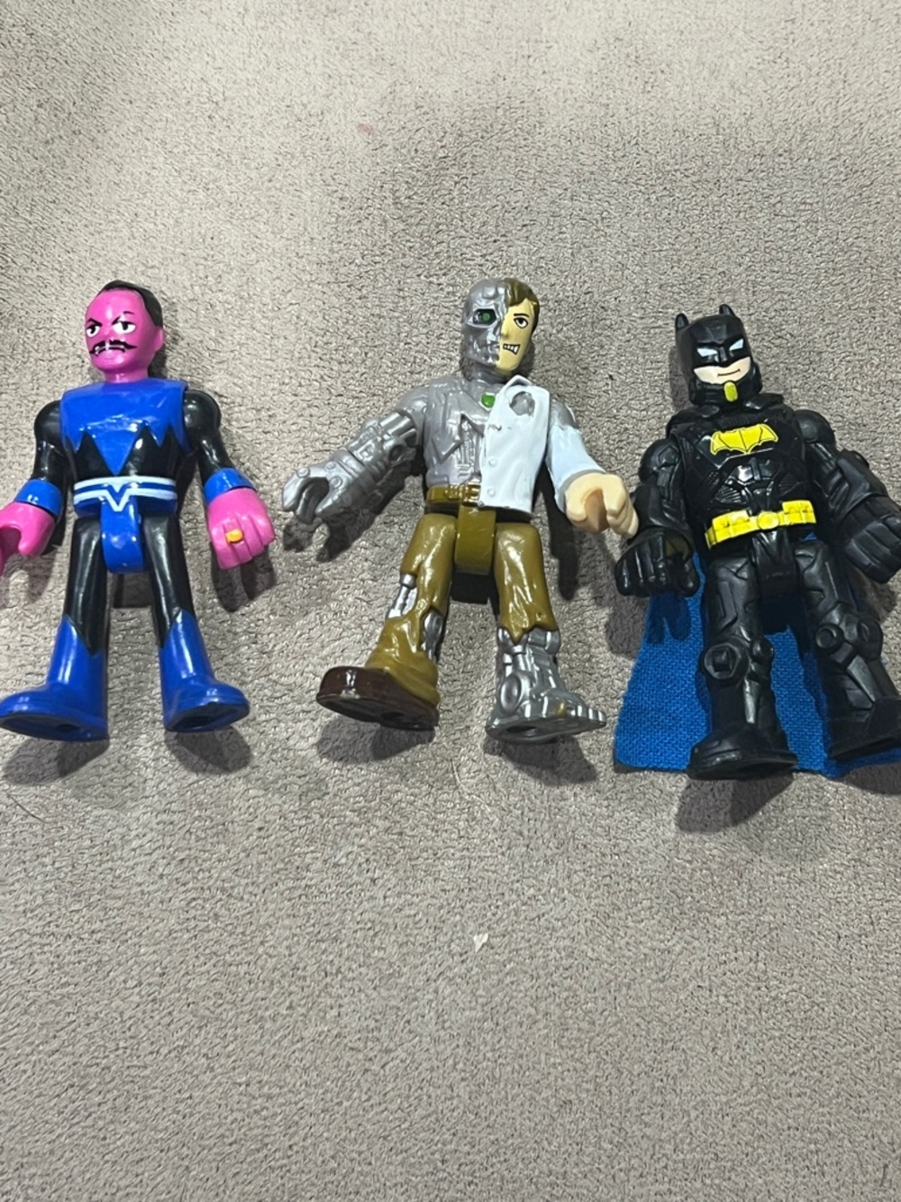 Imaginext lot of 3 DC Comics Batman & Matallo & Sinestro figure